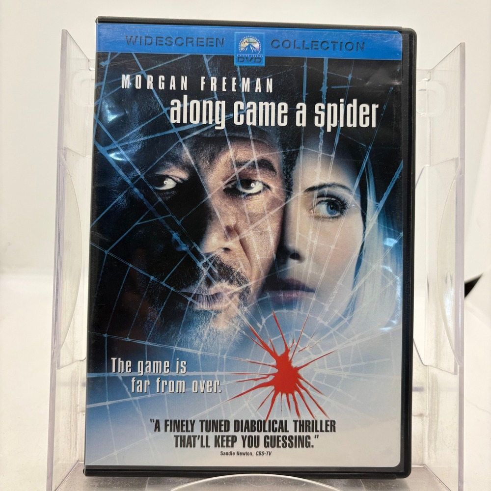 Along Came a Spider DVD Morgan Freeman Alex Cross Thriller Widescreen 2001 Movie